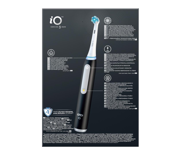 Oral-B Szczoteczka magnetyczna ORAL-B iO Series 3 Duo Black/Ice Blu - 1163006 - zdjęcie 4